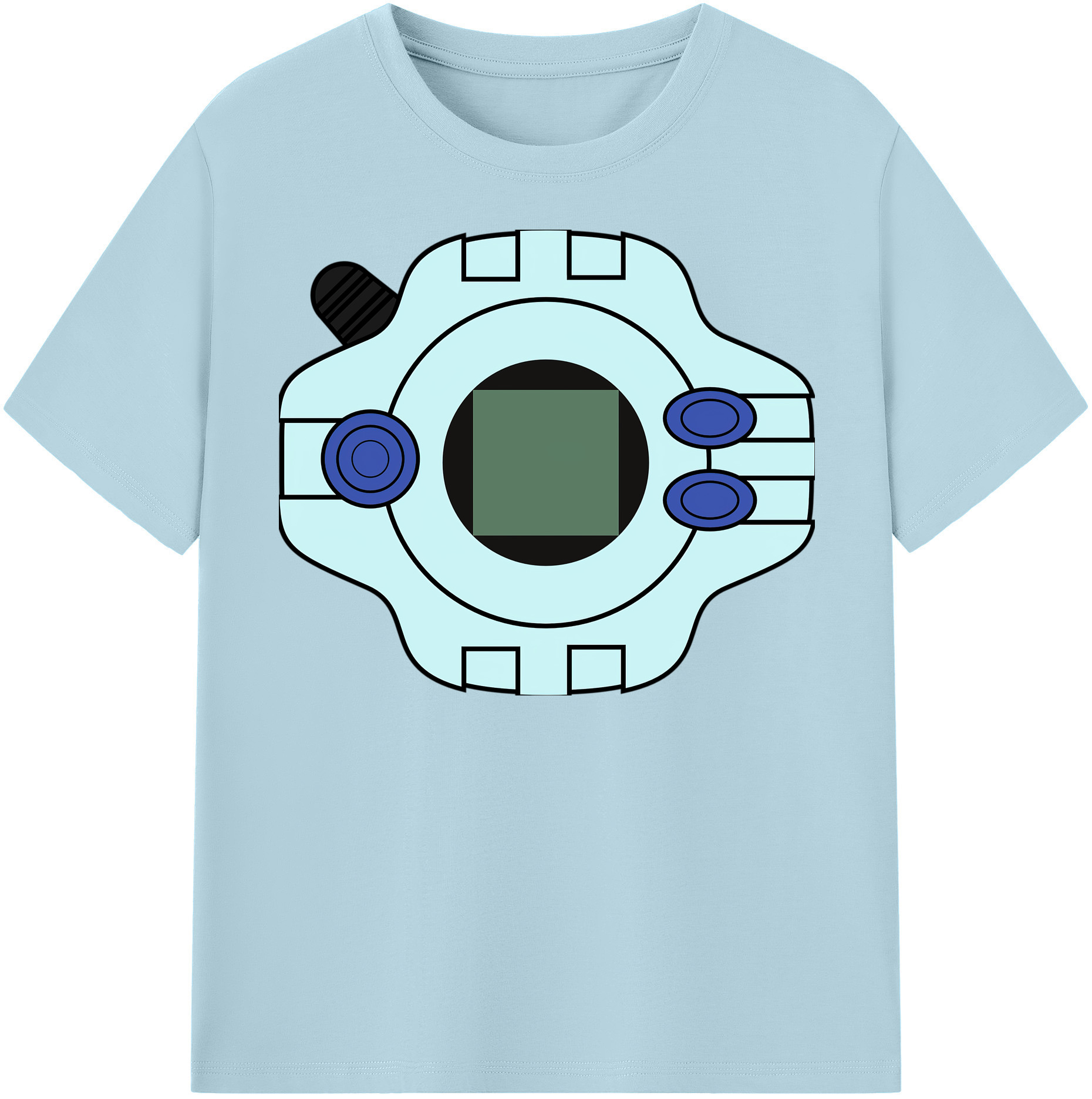 （画像用） Digimon デジタルモンスター/デジモン 綿100％半袖Tシャツ（フロントプリント）